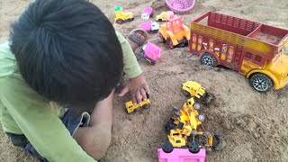 Gadi wala cartoon toy helicopter wali vedio tractor dumper helicopter train car bus truck video#toys