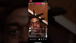 Kodak Black Instagram live 11.26.21