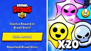 20 REWARDS FOR EVERYONE TODAY IN BRAWL STARS!