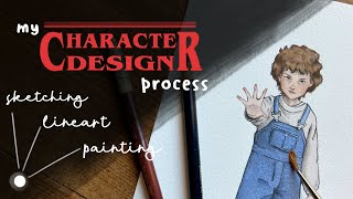 Stranger Things 2 Fan Art Challenge ✦ my character design process from start to finish