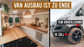 Nach 10 Monaten ist der VAN fertig! ∙TÜV, Dusche, Boden, Wasser & mehr ∙ DIY Camper Selbstausbau #24