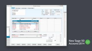 Have confidence about your stock levels at point of sale with Sage 50 Accounts 2014