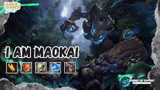 I AM MAOKAI, but in support role xD | League of Legends : Wild Rift