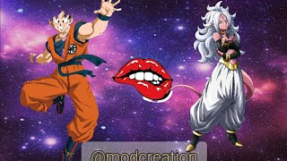 Goku bite 💋 Dragon Ball character's ll