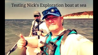 We tested Nicks Explorations boat at sea 🚤