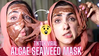 STRANGE TIKTOK VIRAL ALGAE SEAWEED MASK #SHORTS