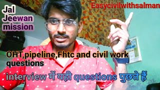 WATER SUPPLY interview questions #jjm @easycivilwithsalman6626