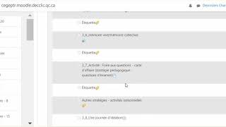 Comment importer du contenu de cours dans un autre cours dans Moodle ?