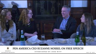 PEN America CEO Suzanne Nossel on Free Speech - Interviewed by John Witt 1.25.23