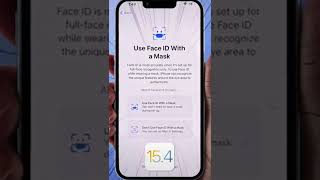 iOS 15.4 Beta Lets You Use Face ID With a Mask On._faceidmaskon _ios154 #iphone