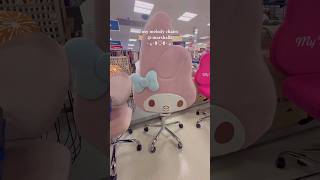 my melody chairs 🎀🤩 ​@marshalls #sanrio #mymelody #sanriocharacters #roomdecor #kawaii #sanriocore