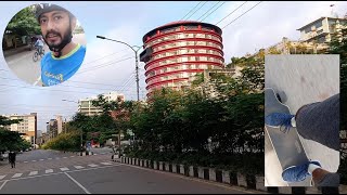 Riding Electric Skateboard in Agargaon