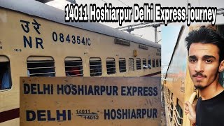 14011 Delhi Hoshiarpur express journey Delhi to Jalandhar cantt with GZB Wap5 my fav loco❤️😍