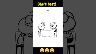 Girls be like! #animation #funnymoments #funnyvideo #shortvideo #shorts