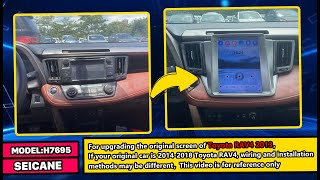 CarPlay Android Radio Upgrade for Toyota RAV4 2013 2014 2015 -2018  | Installation Guide & Review