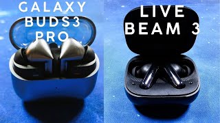 Sound Challenge | Samsung Galaxy Buds3 Pro Earbuds vs. JBL Live Beam 3 Earbuds