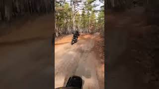 Cruising trails, putting the Drz400 suspension to work! #dualsport #motorcycle #dirtbike #offroad