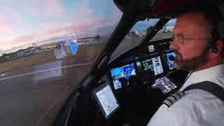 Global 6000 Sunset Landing Sint Maarten, Antilles (TNCM)