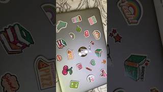 💕ASMR💕 Decorating My Laptop With Stickers Part:2 😍/ Satisfying & Aesthetic#art #asmr #shorts #short