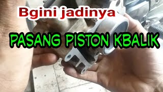 cara pasang piston motor