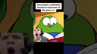 Jynxzi get a animated version on streamer of the year 😭😂 #fyp #viral #blowup #trending #jynxzi