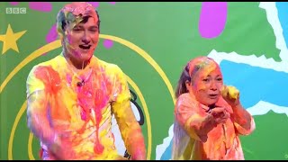 Connor Lawson and Annabelle Davis Get Gunged on Saturday Mash-Up!