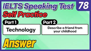 IELTS Speaking Test questions 78 - Sample Answer