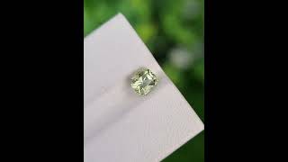 Elegant 0.87 ct Cushion-Cut Natural Tourmaline - Pristine Light Green