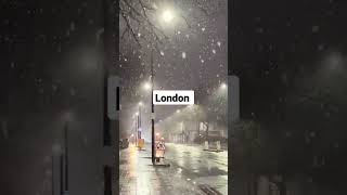 And snow it begins 📍London