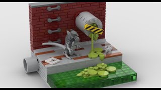 Radioactive sewage with a mutant mouse - Lego MOC