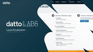 Datto Labs - Local Virtualization