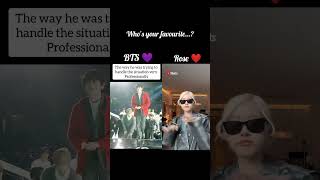 BTS 💜🎀#bts members and Rose what's app status 🔥🥀#short #shorts #bts