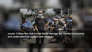 Hong Kong: Hundreds gather for fresh protest