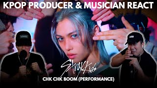 Musicians react & review ♡ SKZ - Chk Chk Boom (Performance)