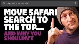 How To Move The Safari Address Bar Back To The Top, But Why You Shouldn't  - Tuesday Tech Tips