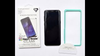 Обзор установка стекло 3D FULL GLUE Samsung S8 Plus Note 8 How install FULL ADHESIVE Glass Ver2.