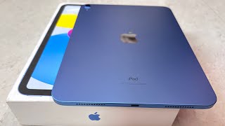 ipad 10th generation unboxing blue 💙😍 | apple ipad 10th Gen setup ✨