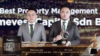 PIPDA 2020 : Best Property Management - Homevest Capital Sdn Bhd