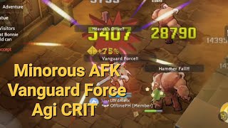 1Str Agi Crit Build Vanguard Force AFK Minorous Ragnarok Origin Global