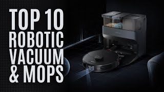 Top 10: Best Robot Vacuum and Mop Combos of 2023 / Robotic Vacuum Cleaner, Auto Mop Cleaning