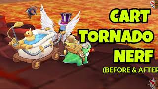 Cart Tornado Nerf: Before & After