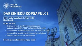 Latvijas Universitātes darbinieku kopsapuce (01.09.2023.)