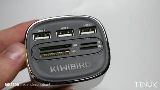 KiWiBiRD High Speed All-in-1 USB HUB / USB 2.0 Card Reader / USB Combo