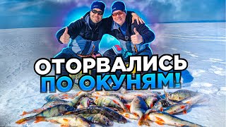 Шикарная ловля Байкальского окуня на мормышку! Местные рыболовы пытались испортить рыбалку!))