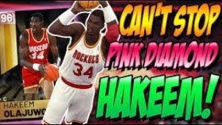 NEW!!! - Diamond Hakeem Olajuwon Gameplay!!! - NBA2k19 Myteam!!!