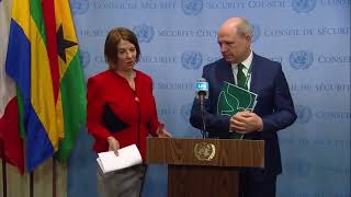 Ireland & Norway on the humanitarian situation in Syria - Security Council Media Stakeout