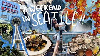 WEEKEND IN SEATTLE: what i ate (lots of seafood), where i went (pike place, snoqualmie falls + more)