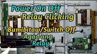 Power On Off Relay Clicking LG Plasma TV 42PA4500, 50PA4500 (Tagalog)