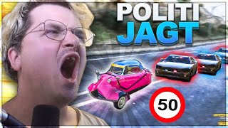 POLITIJAGT PÅ CYKEL! | Dansk GTA RP