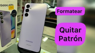 COMO FORMATEAR samsung a05s [ como quitar bloqueo de pantalla ]